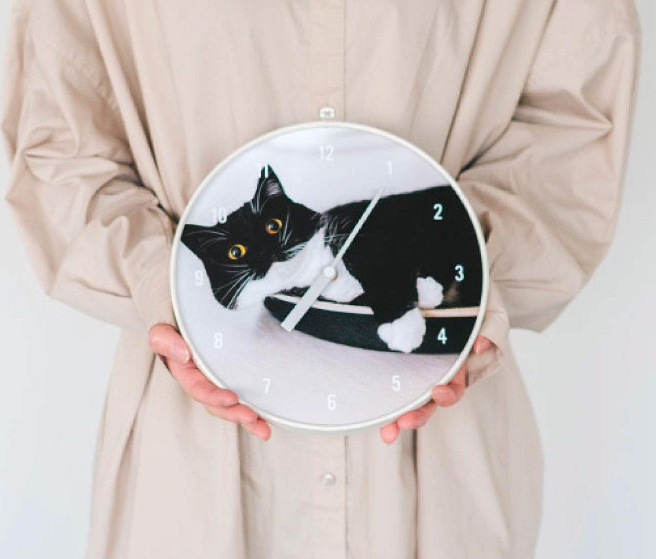 わたしによりそう置き時計 | copaco（コパコ） | 紙の時計・オーダー